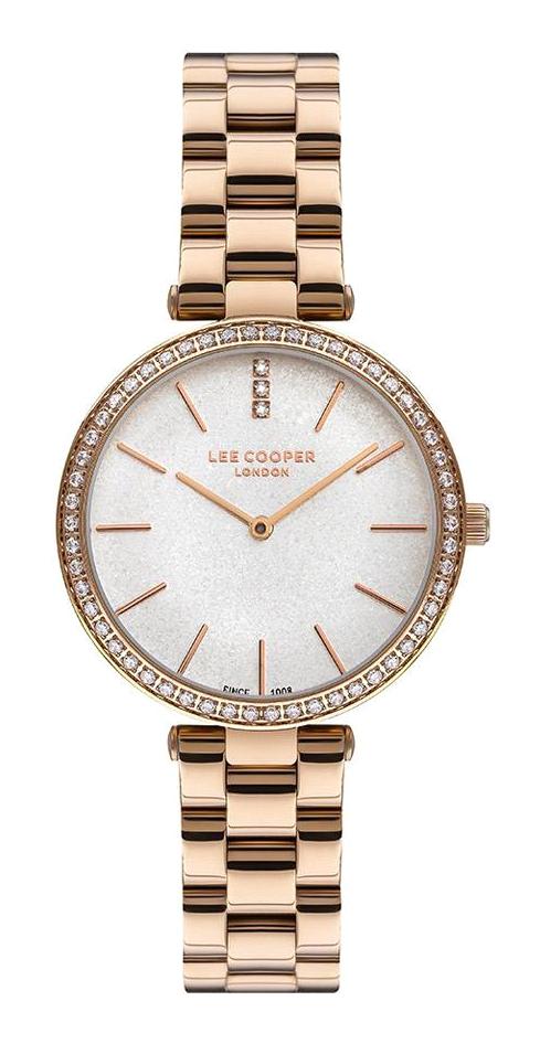 Lee Cooper LC07295.430 40 mm Rose Gold Metal Kordon Analog Kadın Kol Saati