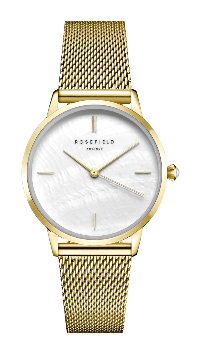 Rosefield RMGMG.R06 36 mm Altın Çelik Kordon Analog Kadın Kol Saati