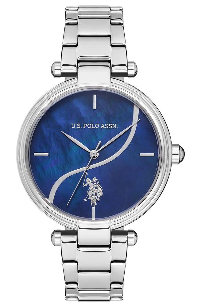 U.S. Polo Assn USPA2021-03 37 mm Gri Çelik Kordon Analog Kadın Kol Saati