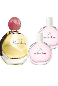 Avon Far Away 3 Parça Kadın Parfüm Seti 50 ML + Wish Of Love Edt 2x50 ml