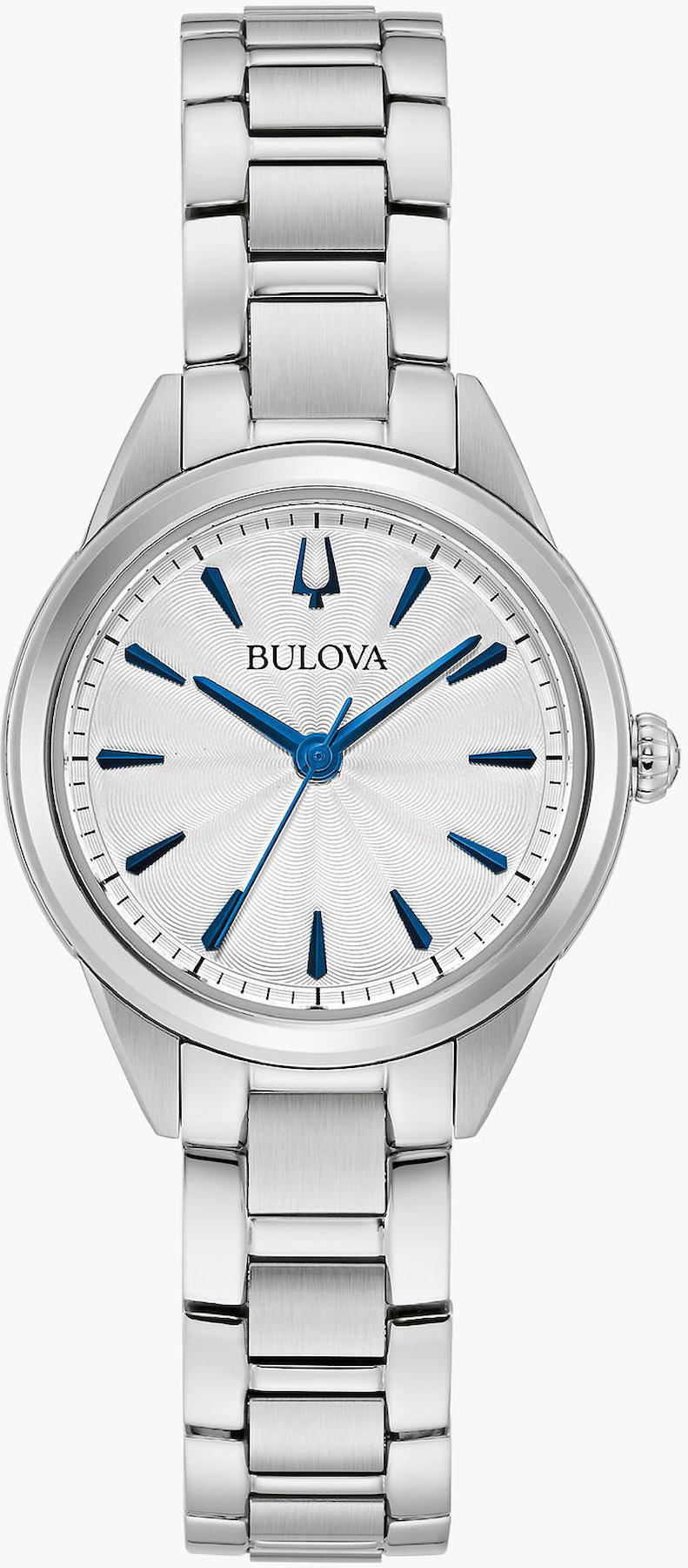 Bulova 96L285 27 mm Gri Çelik Kordon Analog Kadın Kol Saati