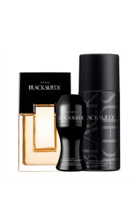 Avon Black Suede 3 Parça Erkek Parfüm Deodorant Seti EDT