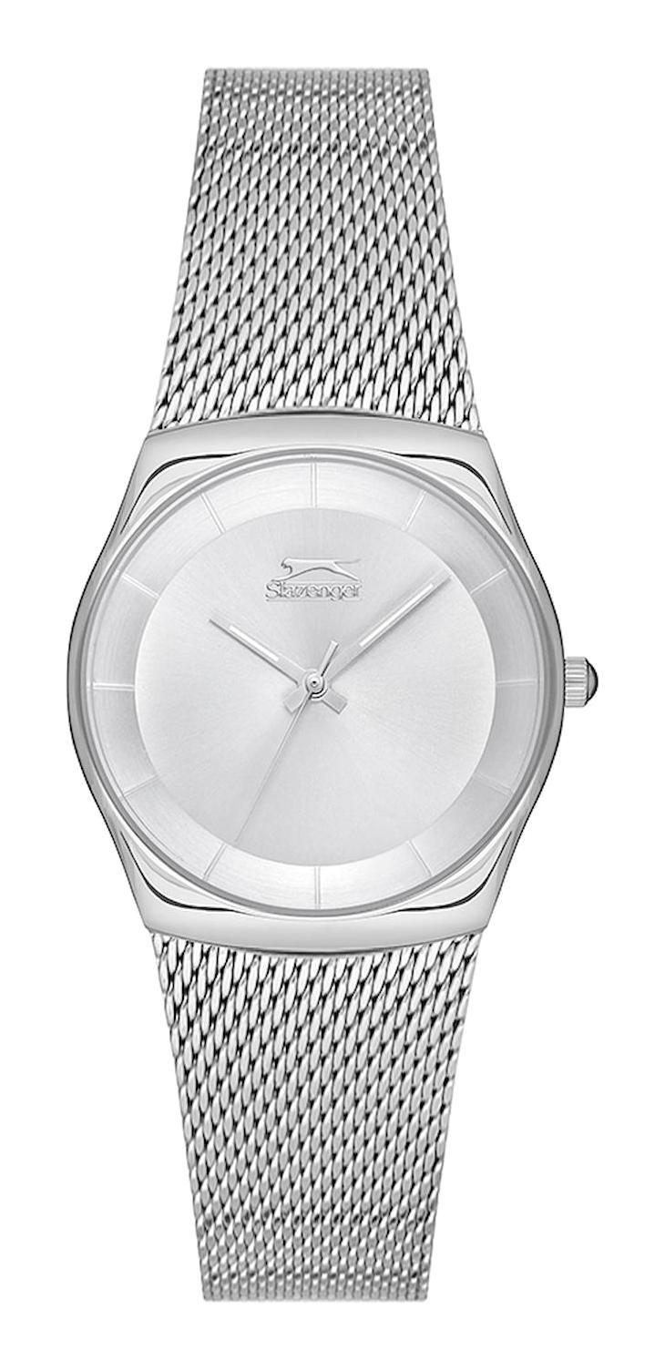 Slazenger SL.09.1841.3.03 34 mm Gri Plastik Kordon Analog Kadın Kol Saati