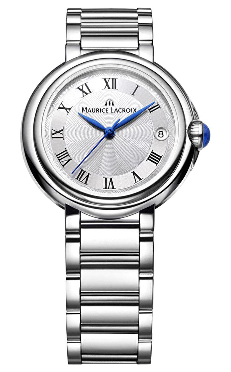 Maurice Lacroix ML-FA1004SS002110-1 Takvimli 38 mm Gri Çelik Kordon Analog Kadın Kol Saati