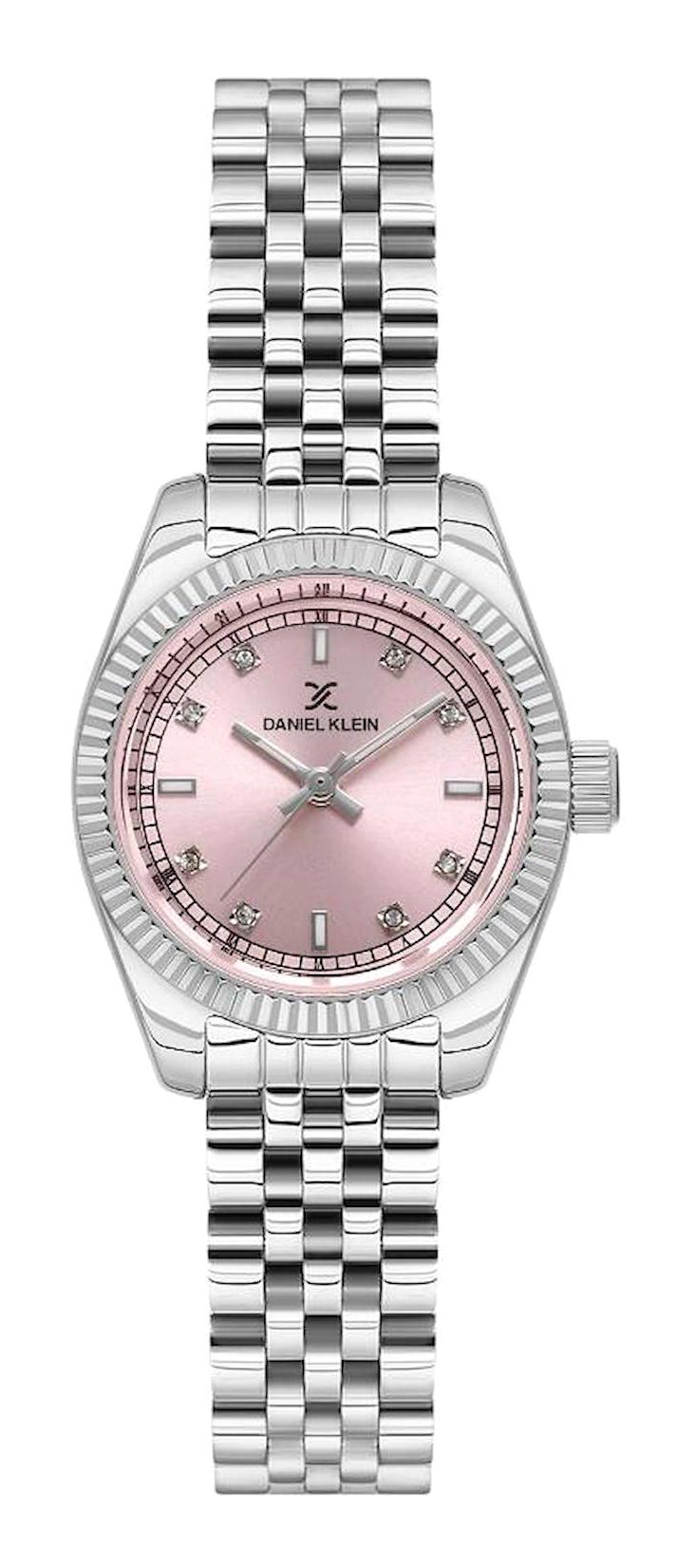 Daniel Klein DKE.1.10662-2 26 mm Gri Metal Kordon Analog Kadın Kol Saati