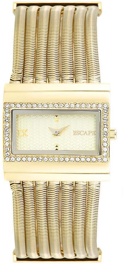 Escape EC1124-102 34 mm Altın Çelik Kordon Analog Kadın Kol Saati