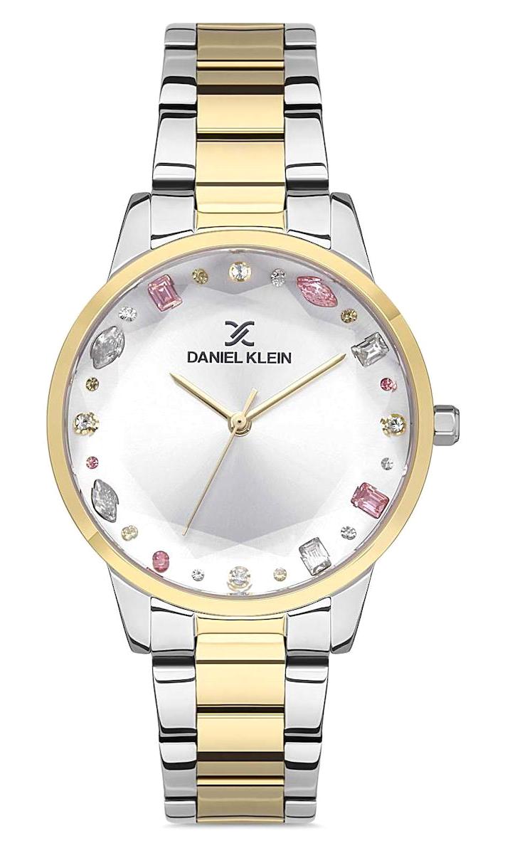 Daniel Klein DKE.1.10130.5 36 mm Altın-Gri Çelik Kordon Analog Kadın Kol Saati