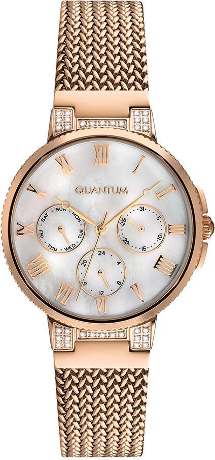 Quantum IML944.420 Takvimli 34 mm Rose Gold Çelik Kordon Analog Kadın Kol Saati