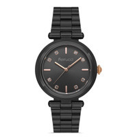 Ferrucci FER.03367M.03 35 mm Siyah Çelik Kordon Analog Kadın Kol Saati