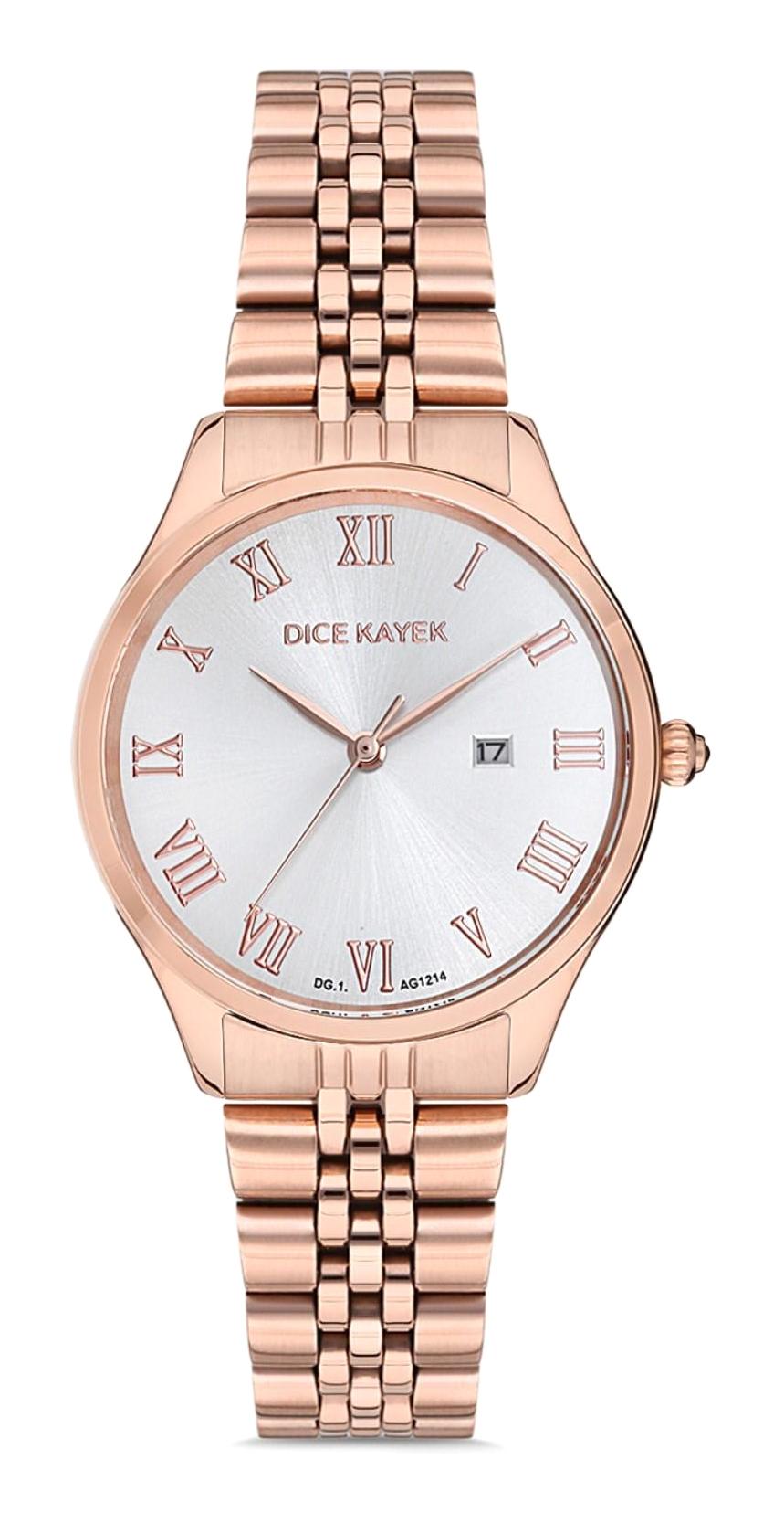 Dice Kayek DK.1.AG1214.05 36 mm Rose Gold Çelik Kordon Analog Kadın Kol Saati