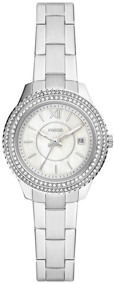 Fossil FES5137 30 mm Gri Çelik Kordon Analog Kadın Kol Saati