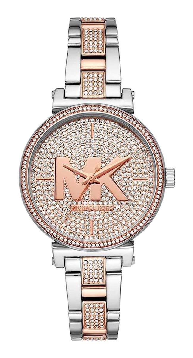 Michael Kors MK4446 38 mm Rose Gold Plastik Kordon Analog Kadın Kol Saati