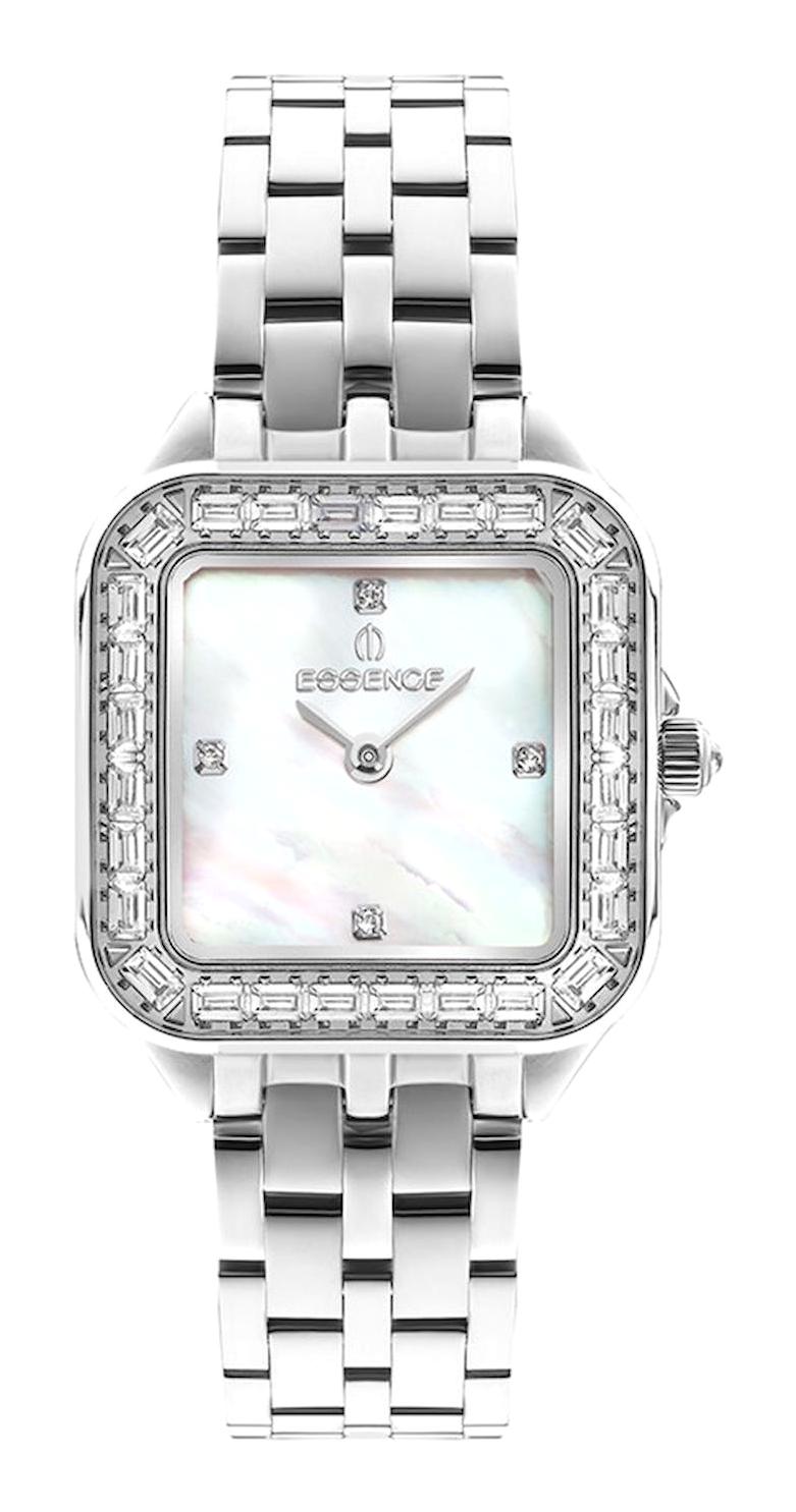 Essence D1148.320 32 mm Gri Çelik Kordon Analog Kadın Kol Saati