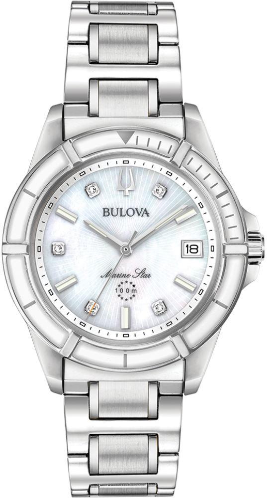 Bulova 96P201 34 mm Gri Çelik Kordon Analog Kadın Kol Saati