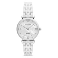 Emporio Armani AR1485 34 mm Beyaz Seramik Kordon Analog Kadın Kol Saati
