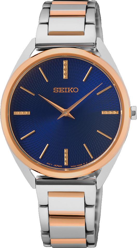 Seiko SWR060P 32 mm Gri-Rose Gold Çelik Kordon Analog Kadın Kol Saati
