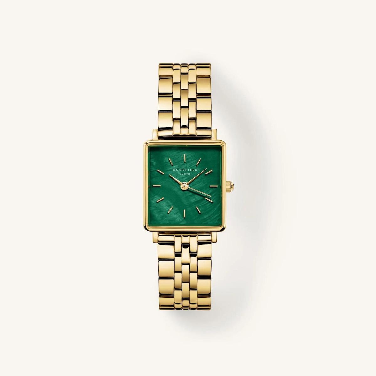 Rosefield BEGSG.Q050 24 mm Altın Çelik Kordon Analog Kadın Kol Saati