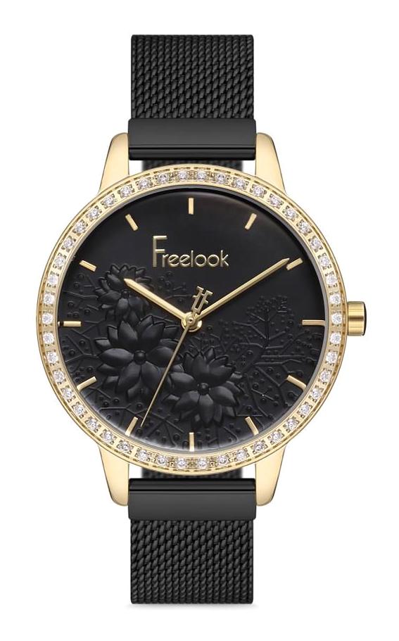 Freelook FL.1.10178.4 38 mm Siyah Çelik Kordon Analog Kadın Kol Saati