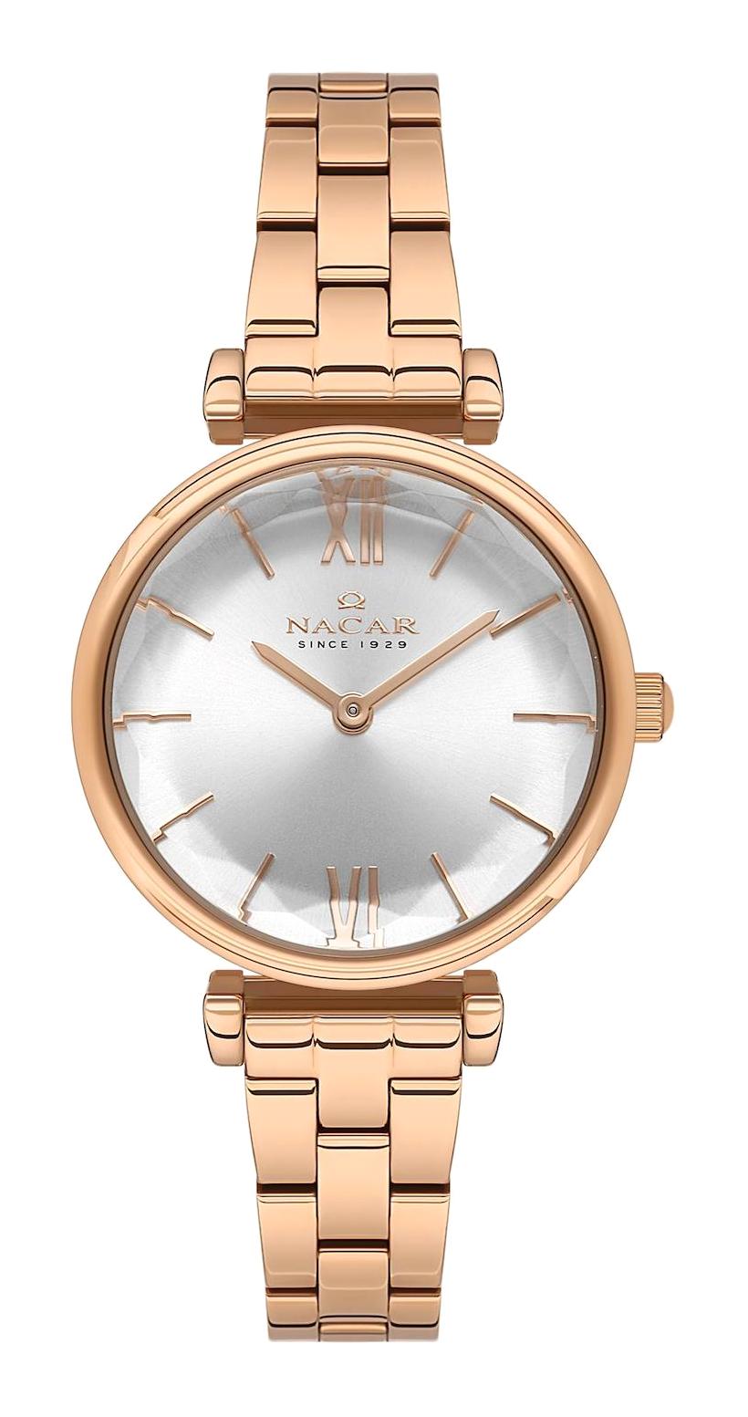 Nacar NC34-3921125-RSM 32 mm Rose Gold Çelik Kordon Analog Kadın Kol Saati