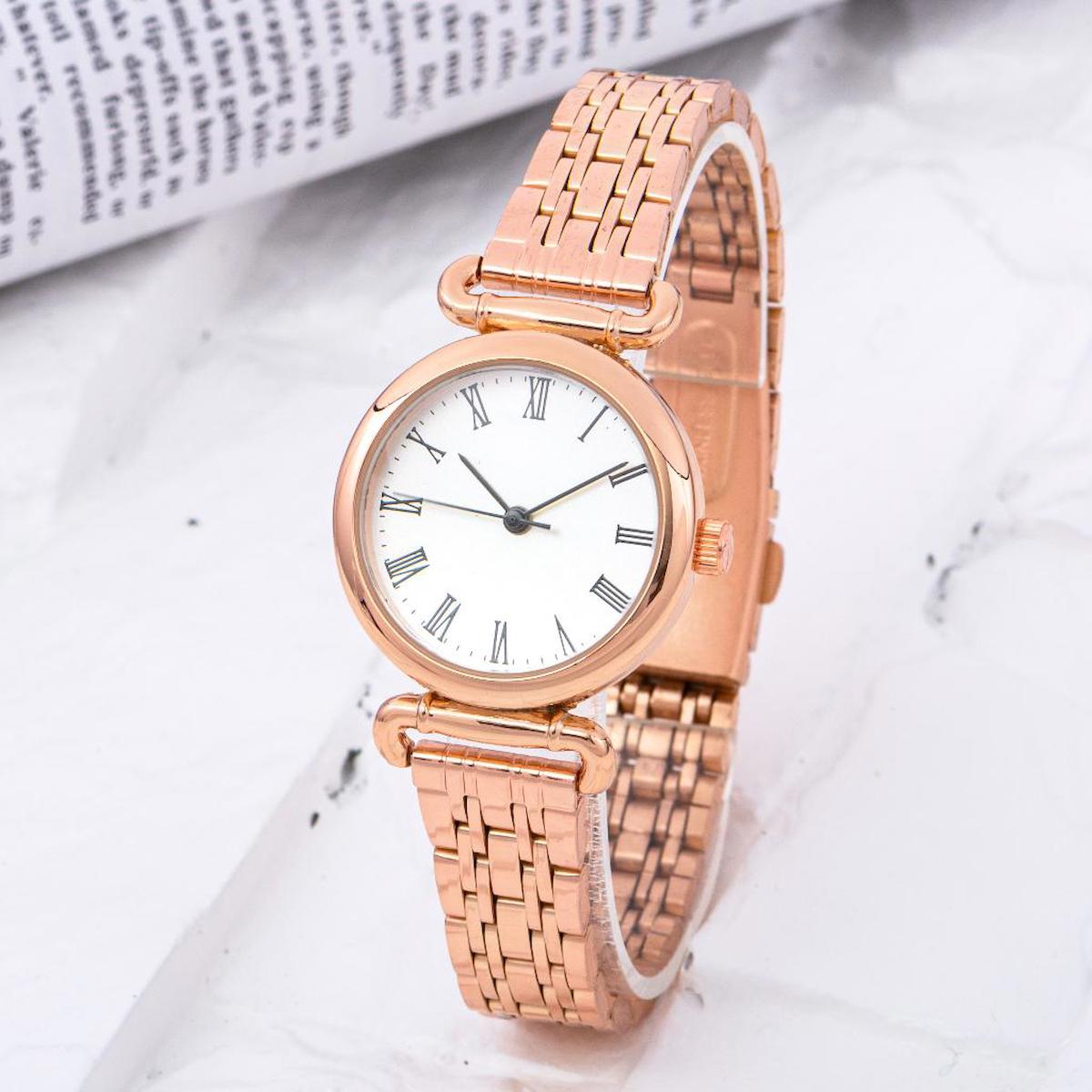 Saattino ST-304232 26-30 mm Rose Gold Çelik Kordon Analog Kadın Kol Saati