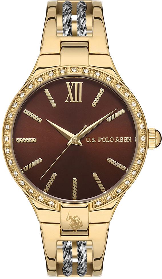 U.S. Polo Assn USPA2035-03 36 mm Altın Çelik Kordon Analog Kadın Kol Saati