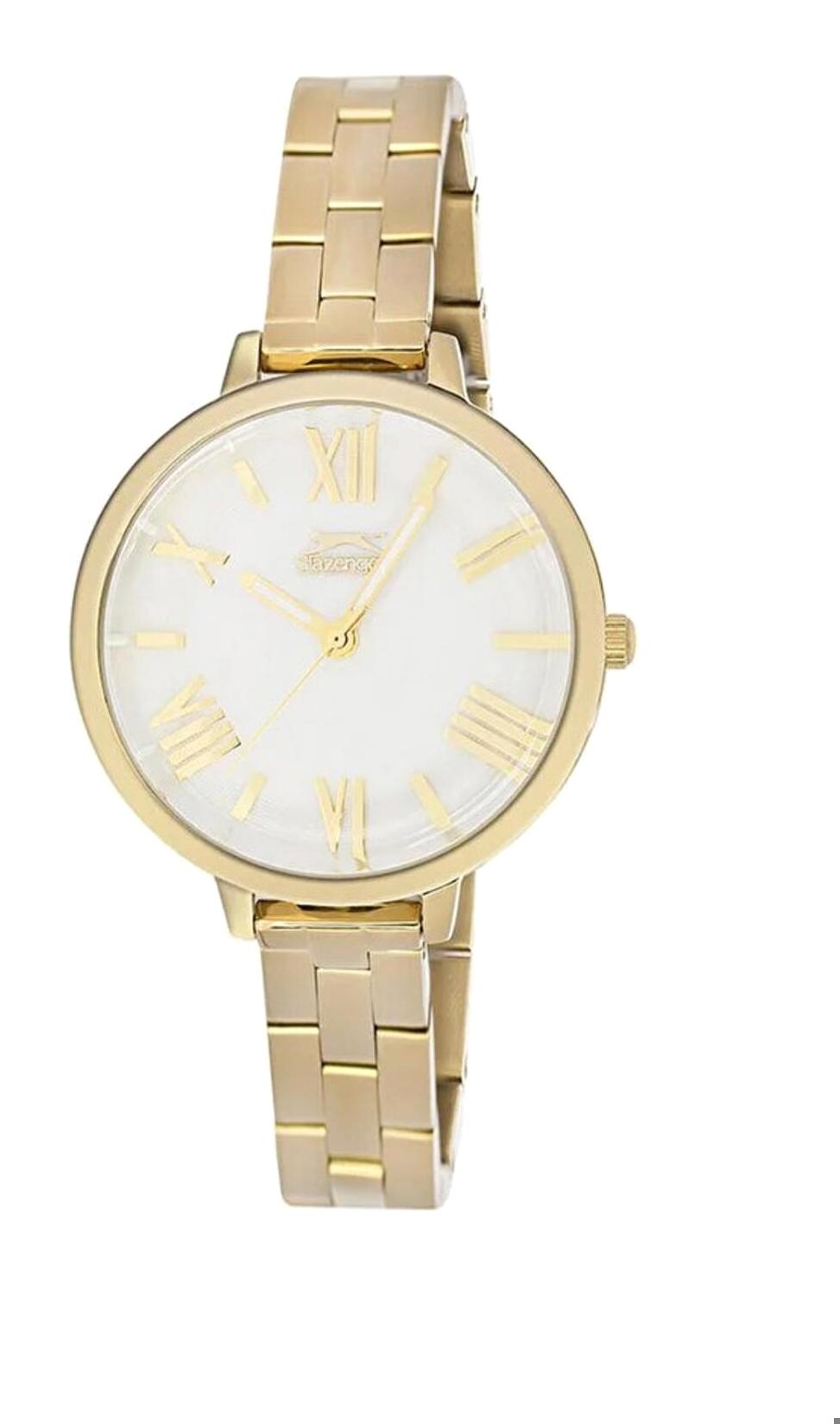 Slazenger SL.09.1308.3.01 31-35 mm Altın Çelik Kordon Analog Kadın Kol Saati