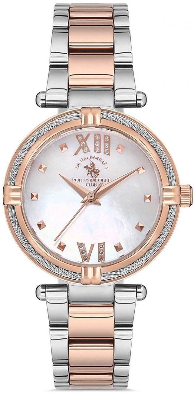 Santa Barbara Polo & Racquet Club SB.1.10251.5 32 mm Gri-Rose Gold Çelik Kordon Analog Kadın Kol Saati