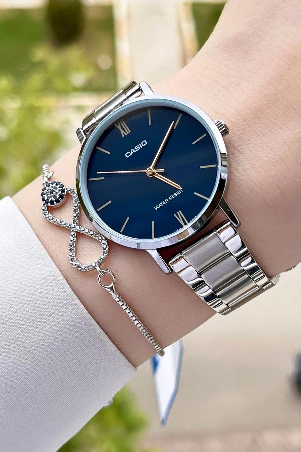 Casio CSISTE30 30 mm Gri Çelik Kordon Analog Kadın Kol Saati