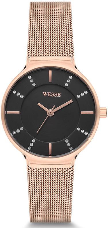 Wesse WWL1015-04 36 mm Rose Gold Çelik Kordon Analog Kadın Kol Saati