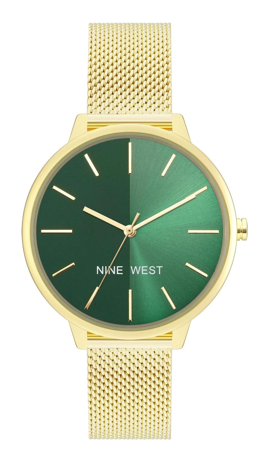 Nine West NW-1980GNGB 40 mm Altın Hasır Kordon Analog Kadın Kol Saati
