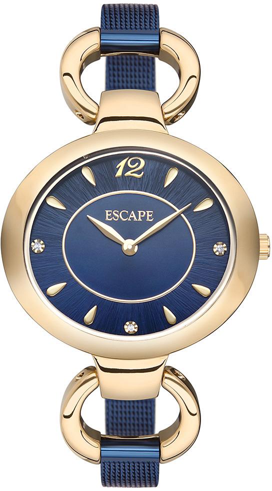 Escape EC1071-303M 37 mm Lacivert Çelik Kordon Analog Kadın Kol Saati