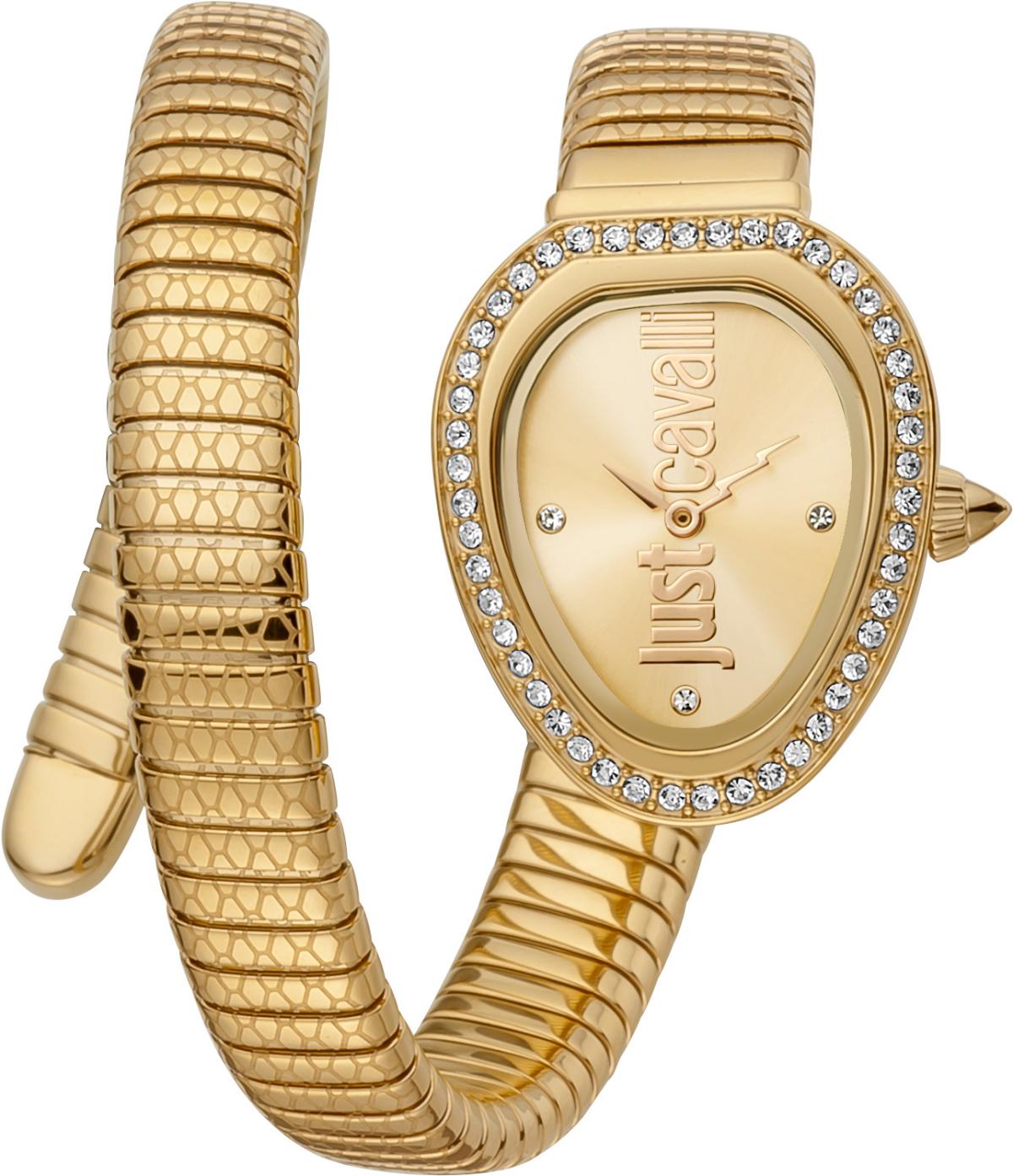 Just Cavalli JC1L167M0075 22 mm Altın Çelik Kordon Analog Kadın Kol Saati