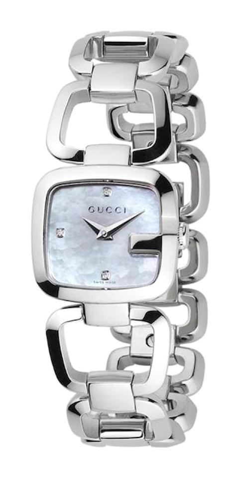 Gucci YA125502 36 mm Gri Melanj Çelik Kordon Analog Kadın Kol Saati