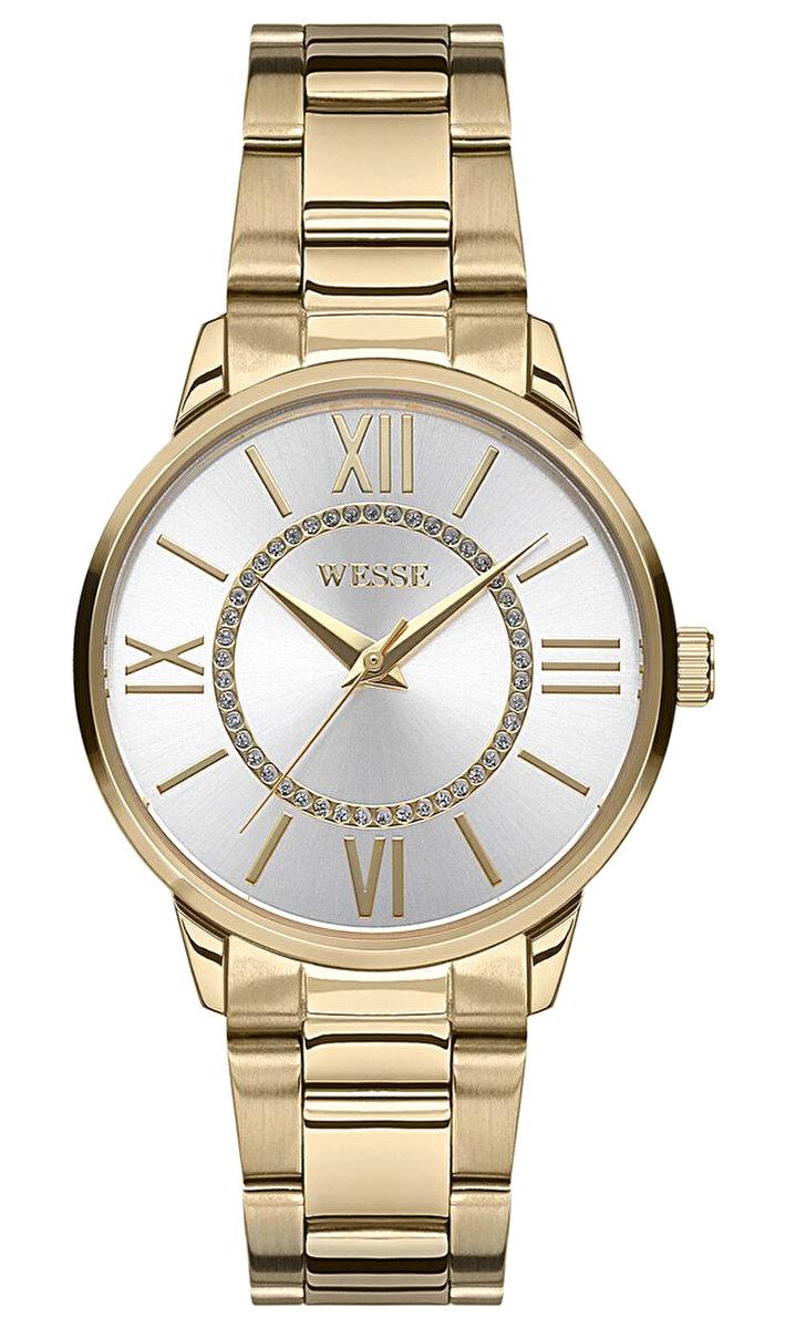 Wesse WWL107206 36 mm Altın Çelik Kordon Analog Kadın Kol Saati