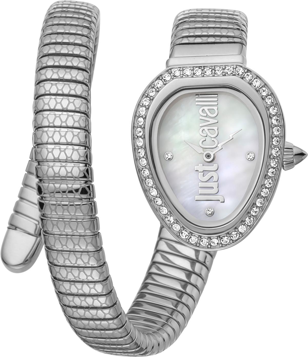 Just Cavalli JC1L167M0015 22 mm Gri Çelik Kordon Analog Kadın Kol Saati
