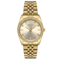 Ferrucci FRC.13024M.05 35 mm Altın Çelik Kordon Analog Kadın Kol Saati
