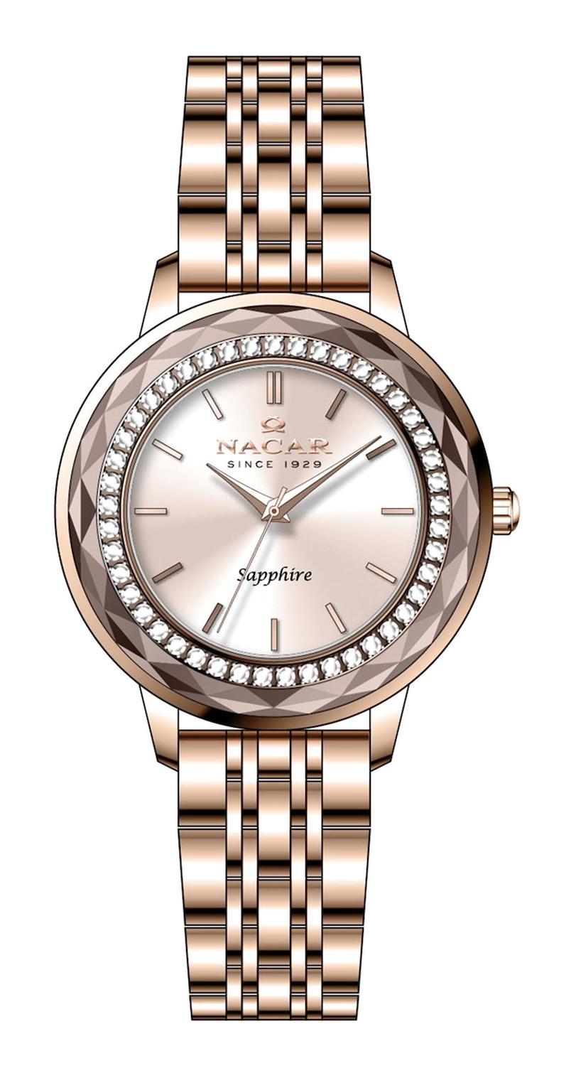 Nacar NC33-398223-RRMS 32 mm Rose Gold Metal Kordon Analog Kadın Kol Saati