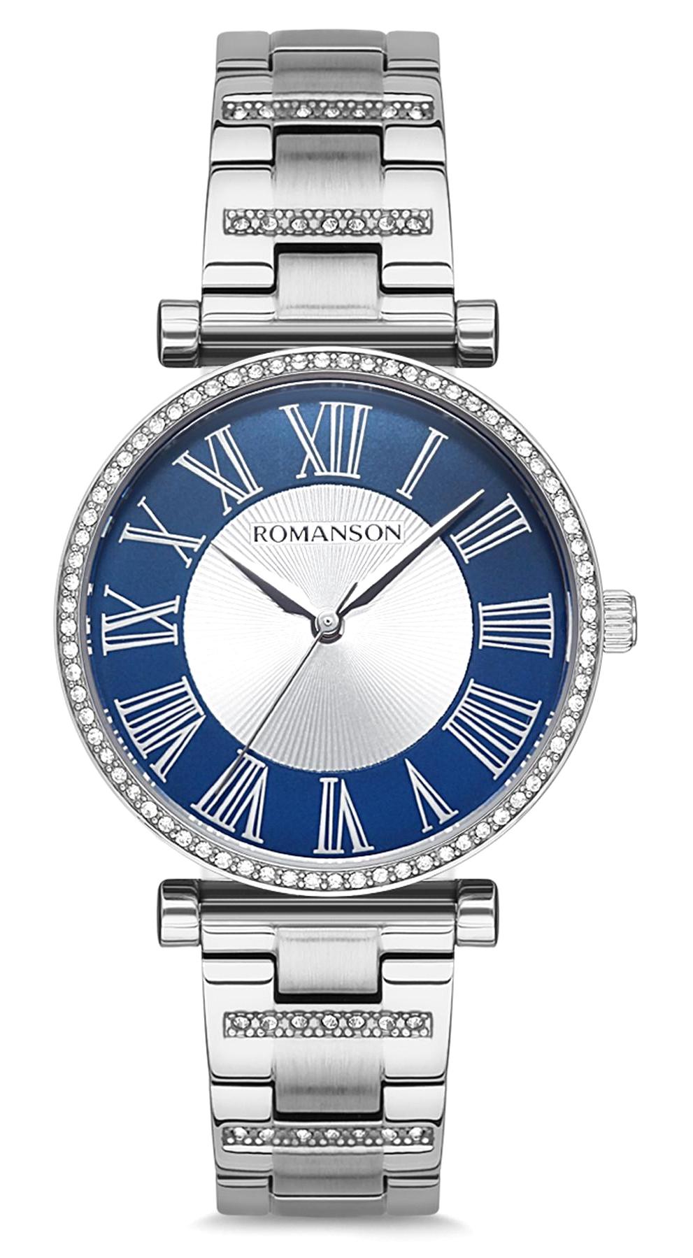 Romanson RM9A13TLWWA4NW 35 mm Gri Çelik Kordon Analog Kadın Kol Saati