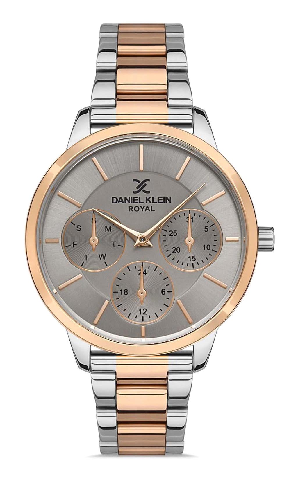 Daniel Klein DKE.1.10233.5 36-40 mm Gri Metal Kordon Analog Kadın Kol Saati
