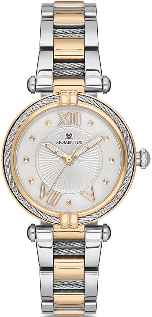 Momentus CS376T-02SG 32 mm Altın-Gri Çelik Kordon Analog Kadın Kol Saati