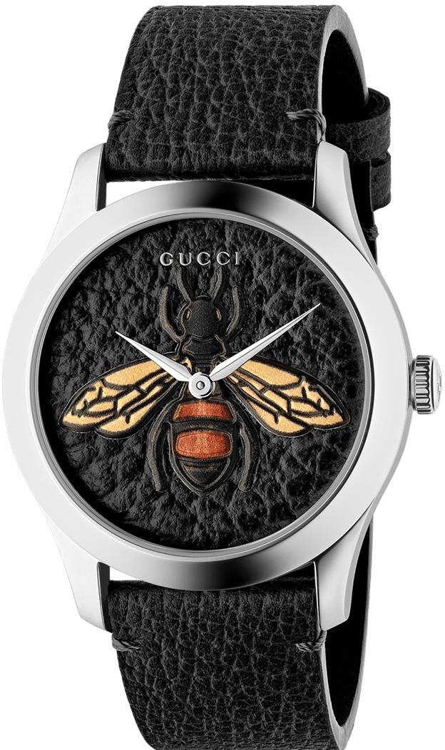 Gucci YA1264067 34 mm Beyaz Deri Kordon Analog Kadın Kol Saati