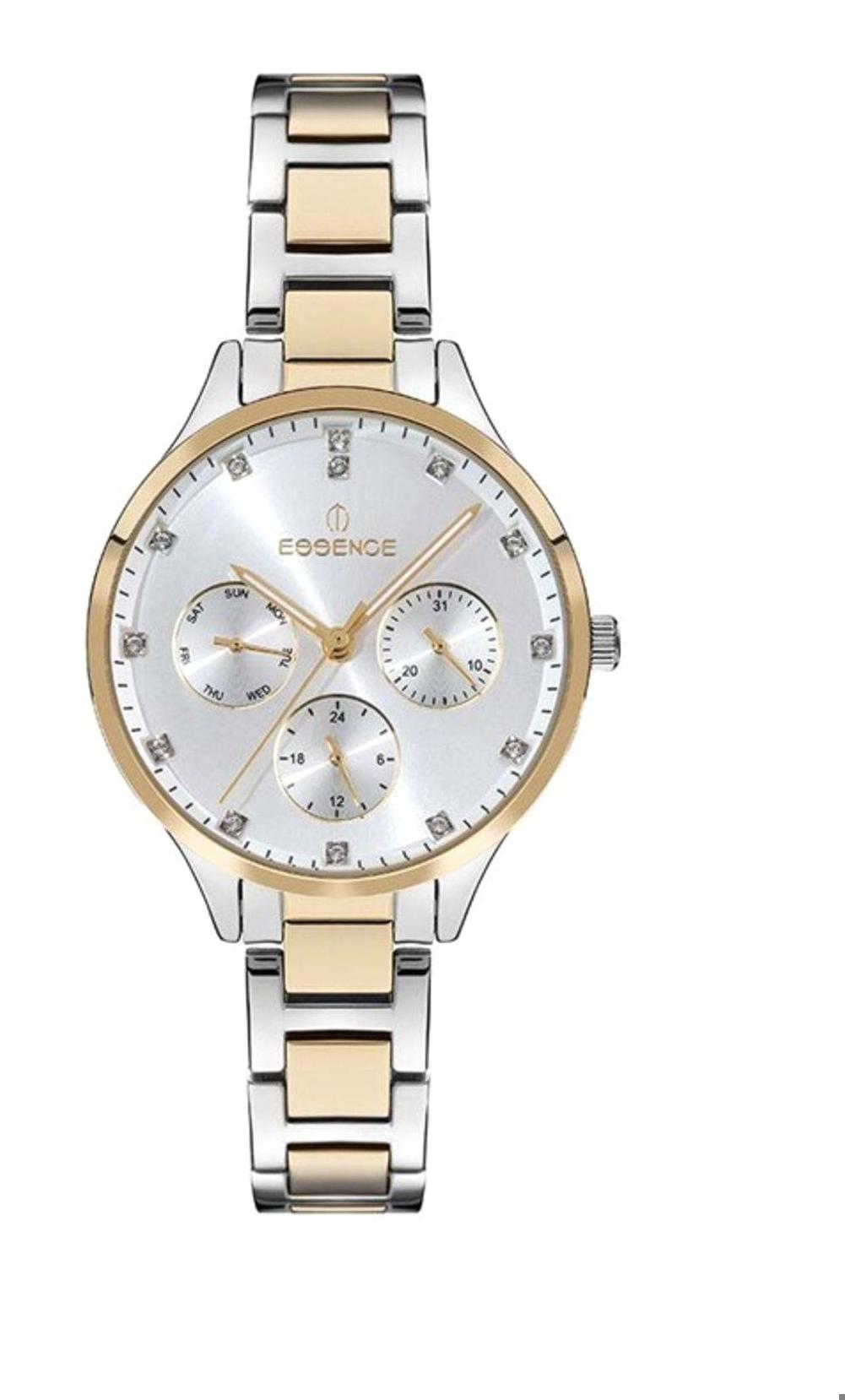 Essence ES6747FE.230 36 mm Altın-Gri Çelik Kordon Analog Kadın Kol Saati