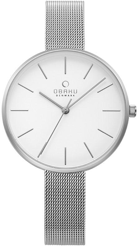 Obaku Denmark V211LXCIMC 36 mm Gri Çelik Kordon Analog Kadın Kol Saati