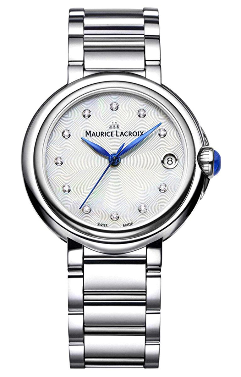 Maurice Lacroix ML-FA1004SS002170-1 Takvimli 38 mm Gri Çelik Kordon Analog Kadın Kol Saati