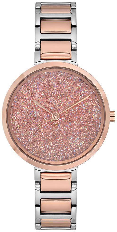 Wesse WWL107804 35 mm Gri-Rose Gold Çelik Kordon Analog Kadın Kol Saati