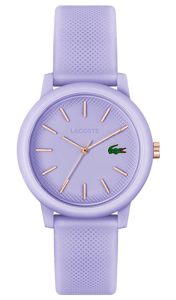 Lacoste LAC2001317 36 mm Mor Plastik Kordon Analog Kadın Kol Saati