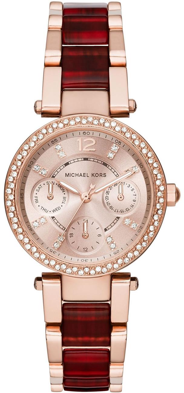 Michael Kors MK6239 33 mm Kahverengi-Rose Gold Çelik Kordon Analog Kadın Kol Saati