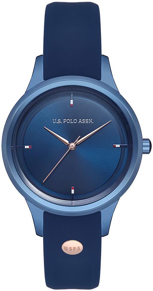 U.S. Polo Assn USPA2019-02 35 mm Lacivert Silikon Kordon Analog Kadın Kol Saati