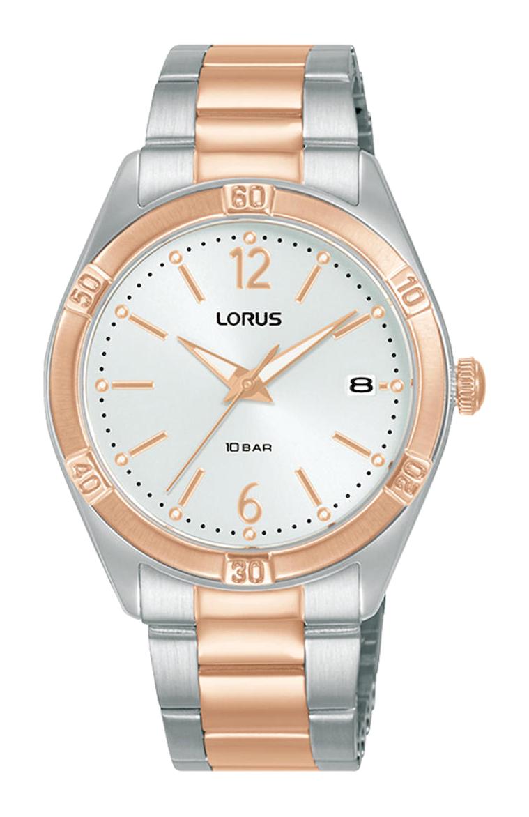 Lorus RH982QX9 Takvimli 40 mm Gri-Rose Gold Çelik Kordon Analog Kadın Kol Saati