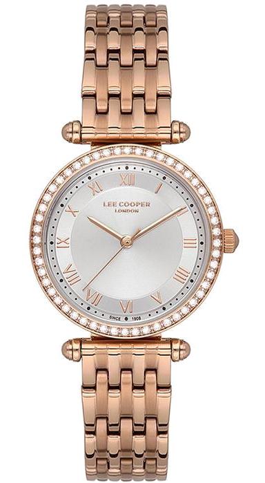 Lee Cooper LC07136.430 40 mm Rose Gold Metal Kordon Analog Kadın Kol Saati